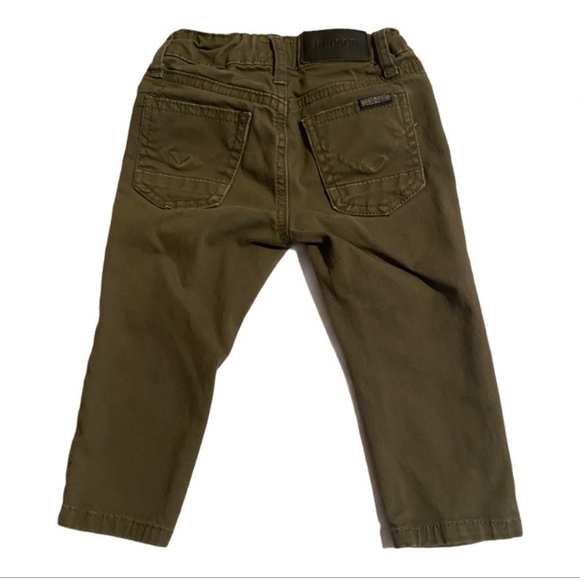 Hudson Green Denim Jeans Adjustable Waist band Size 18 mos - Picture 5 of 9